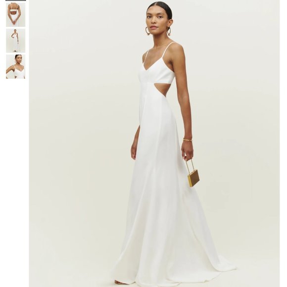 Reformation Dresses & Skirts - Reformation Astor White Silk Dress NWT Size 2